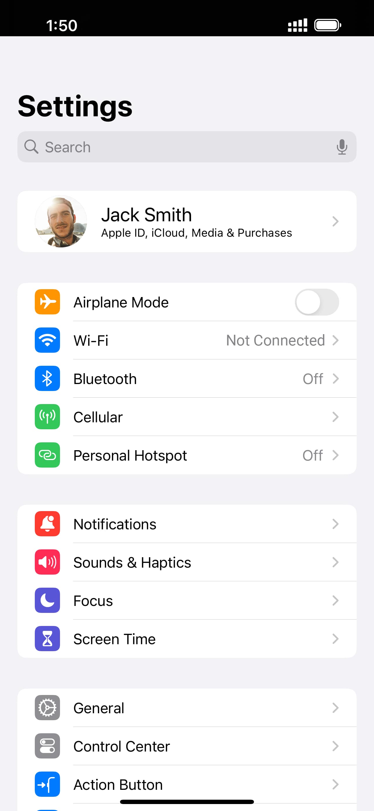 From the Settings app, scroll to and tap Apps.