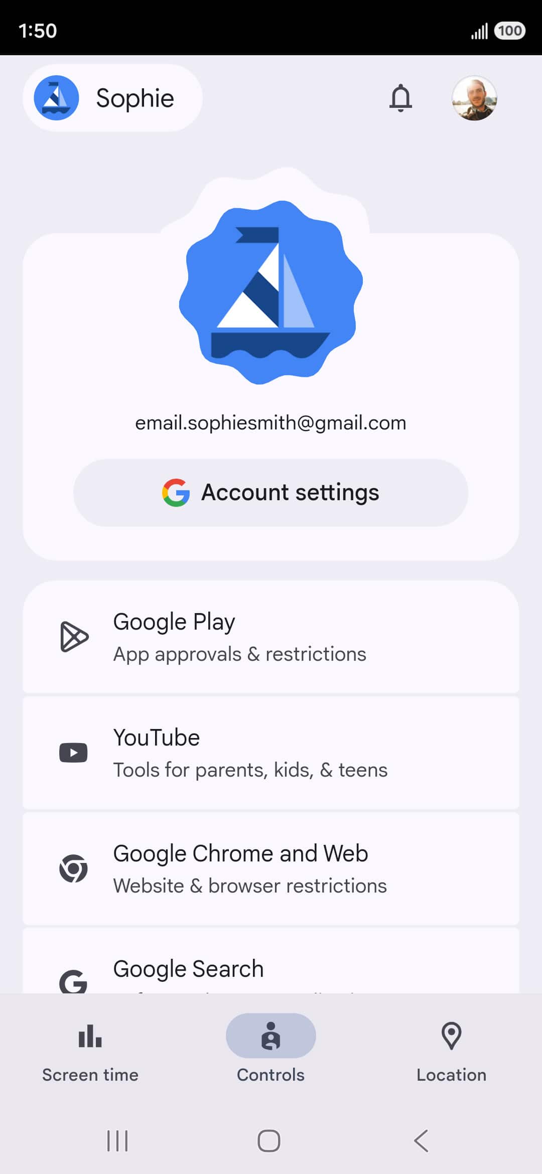 From the Settings app, scroll to and tap Apps.
