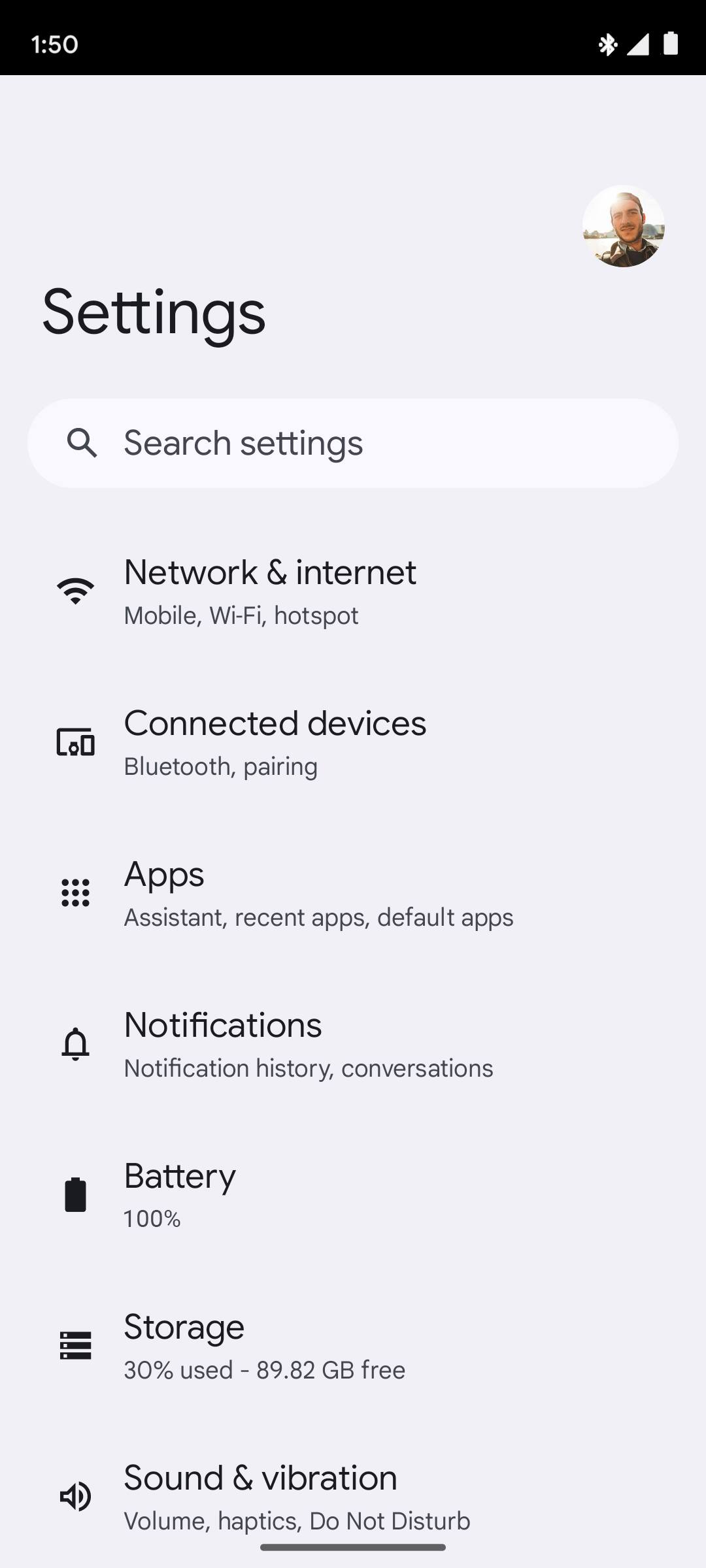 From the Settings app, scroll to and tap Apps.