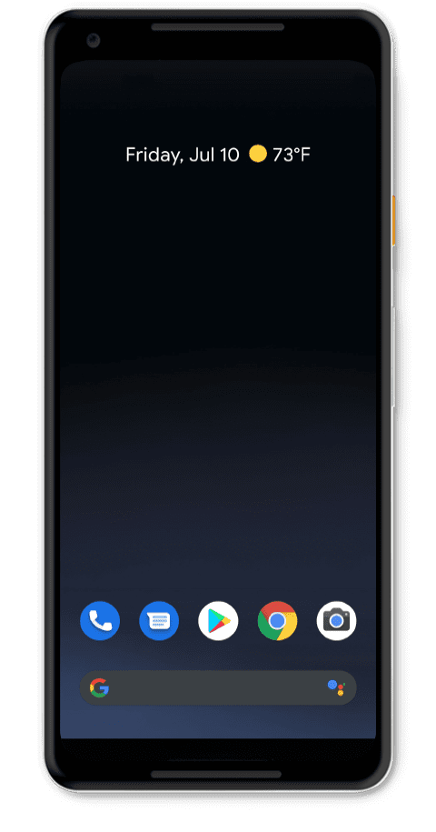 Getting to know the front of your device