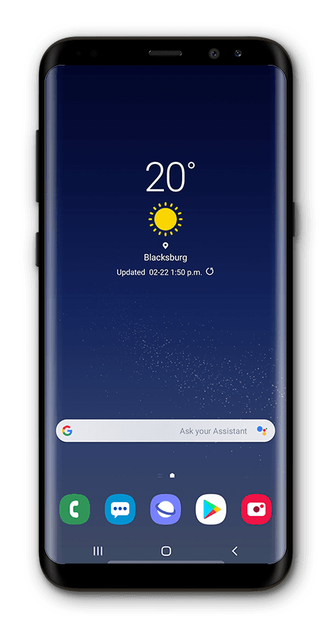 Getting to know the front of your device