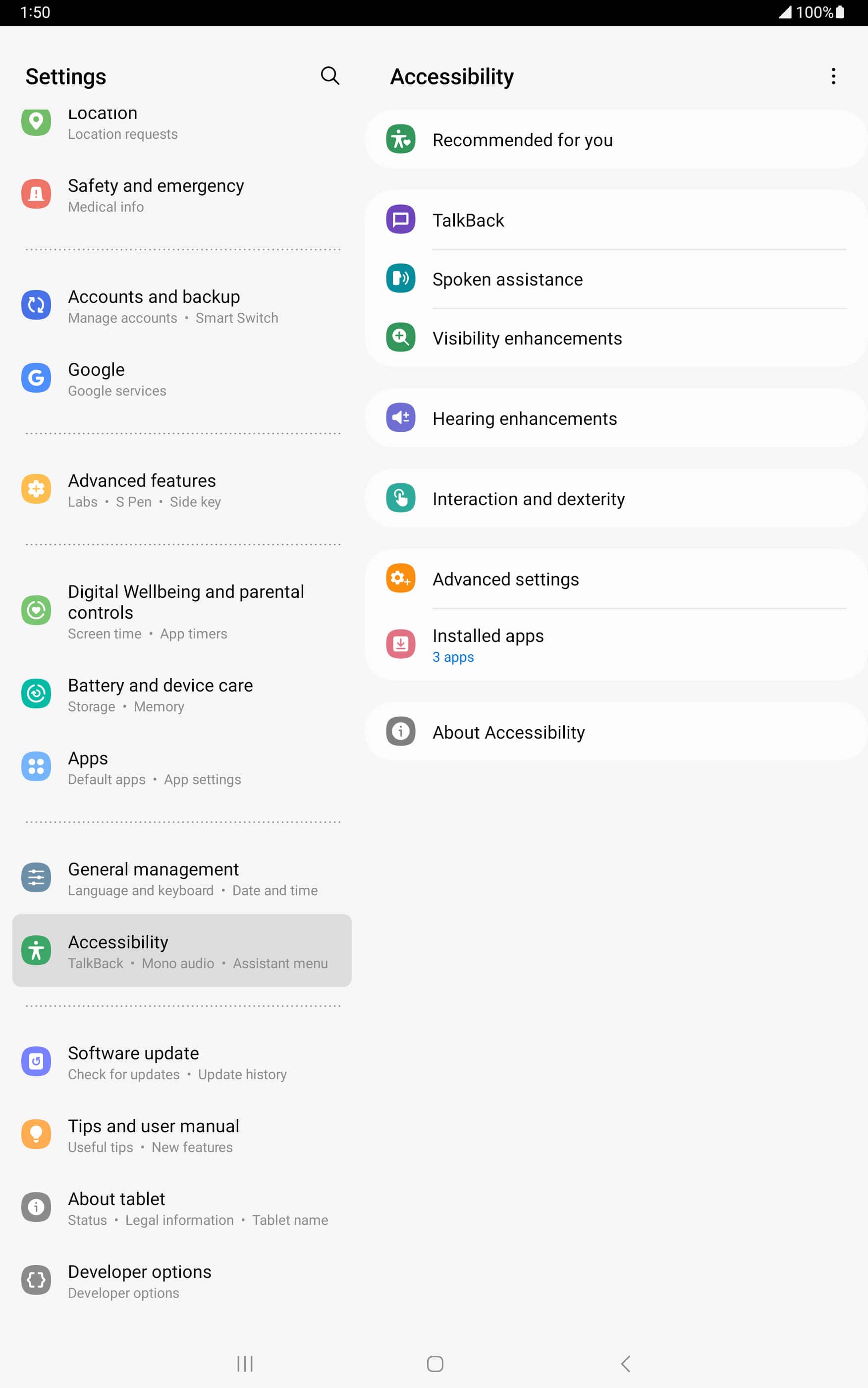 From the Settings app, scroll to and tap Apps.