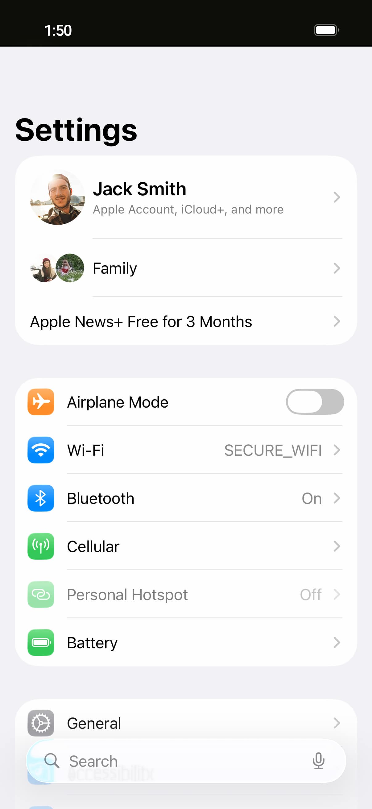 From the Settings app, scroll to and tap Apps.