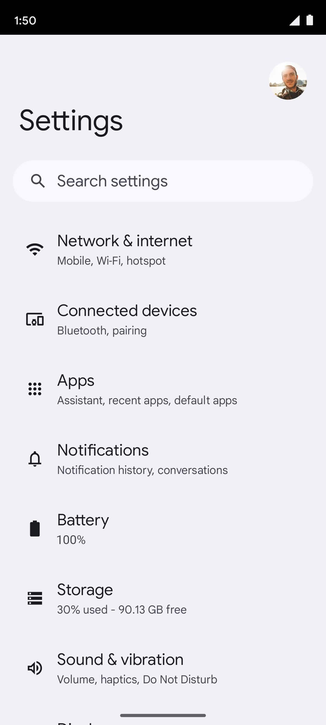 From the Settings app, scroll to and tap Apps.