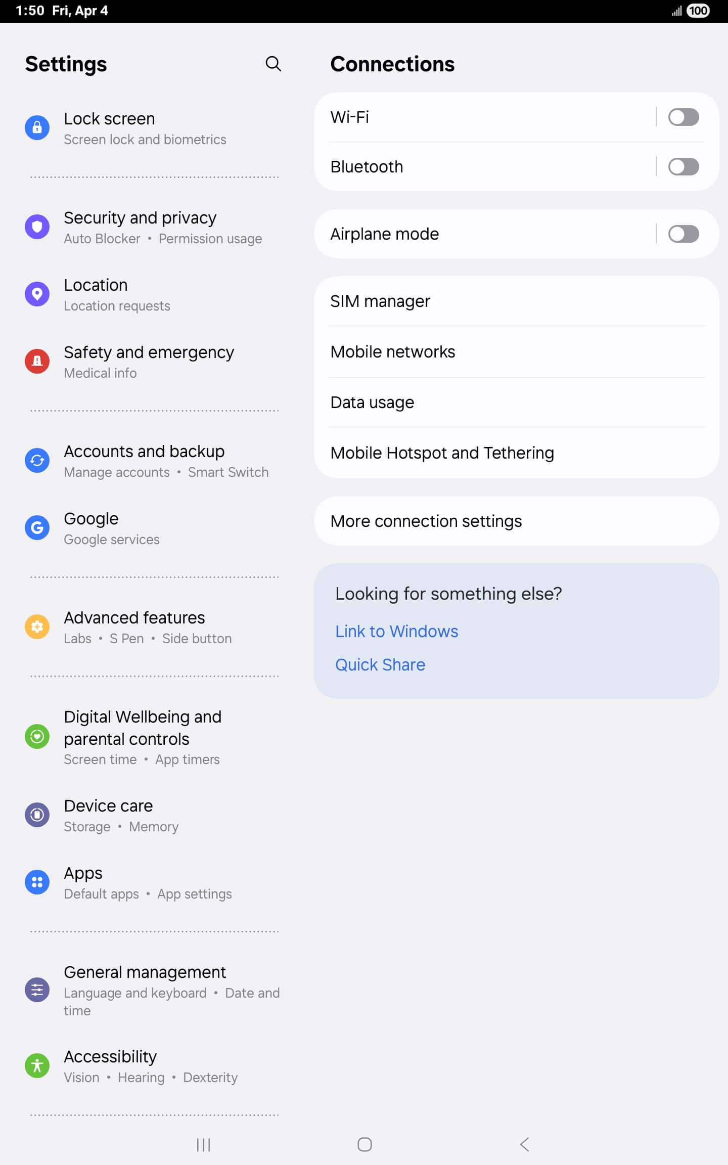 From the Settings app, scroll to and tap Apps.