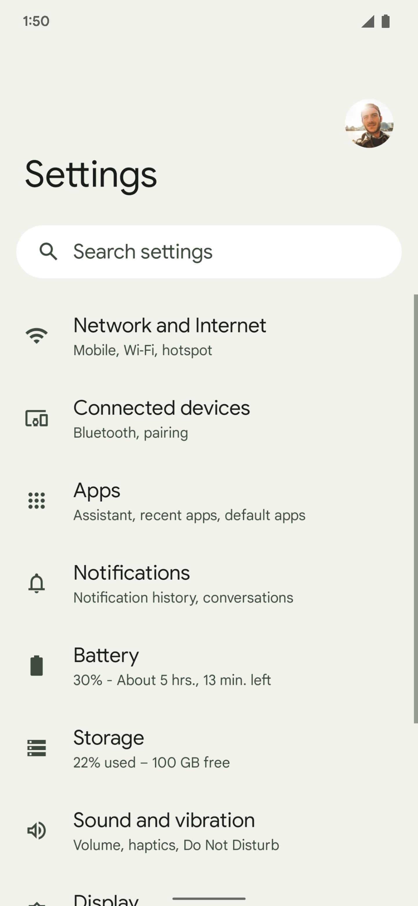 From the Settings app, scroll to and tap Apps.