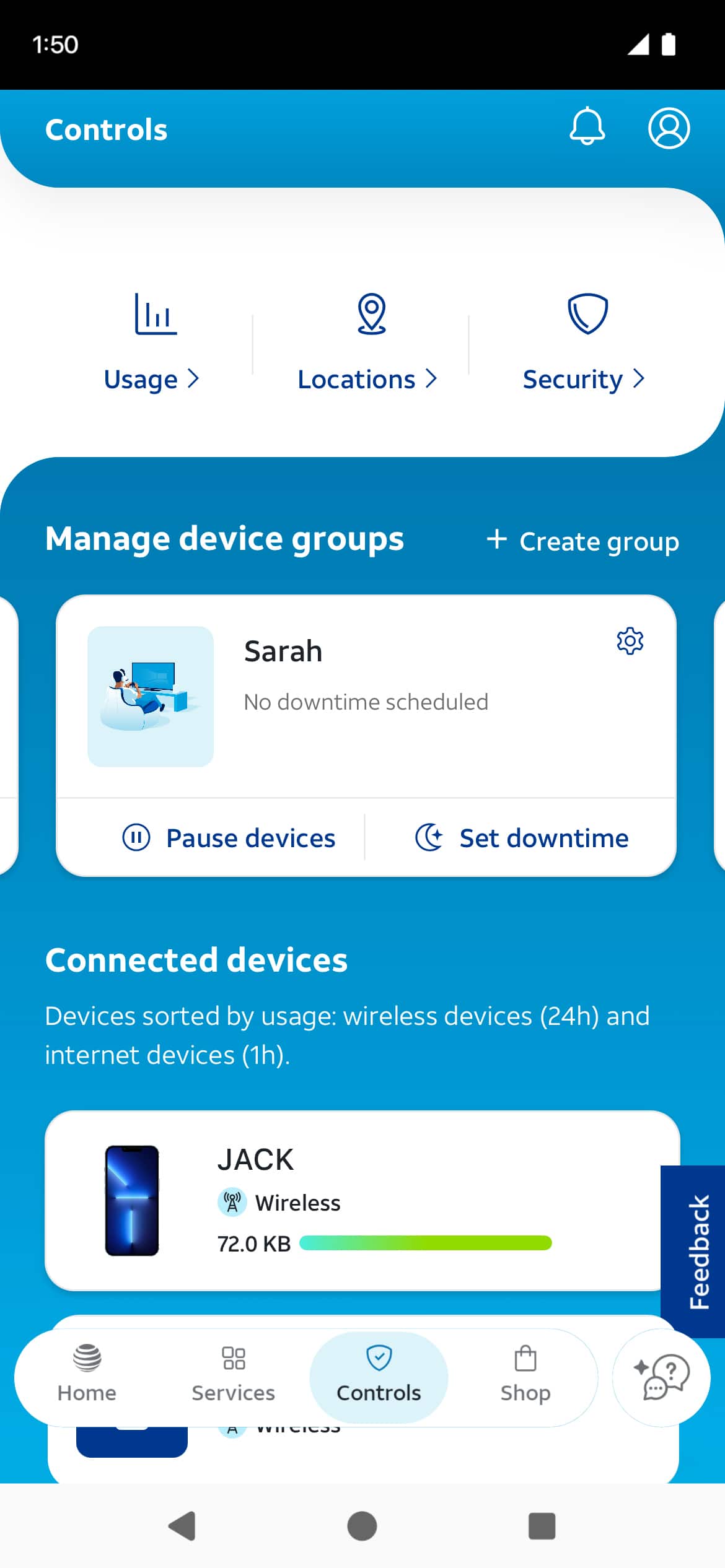 From the Settings app, scroll to and tap Apps.