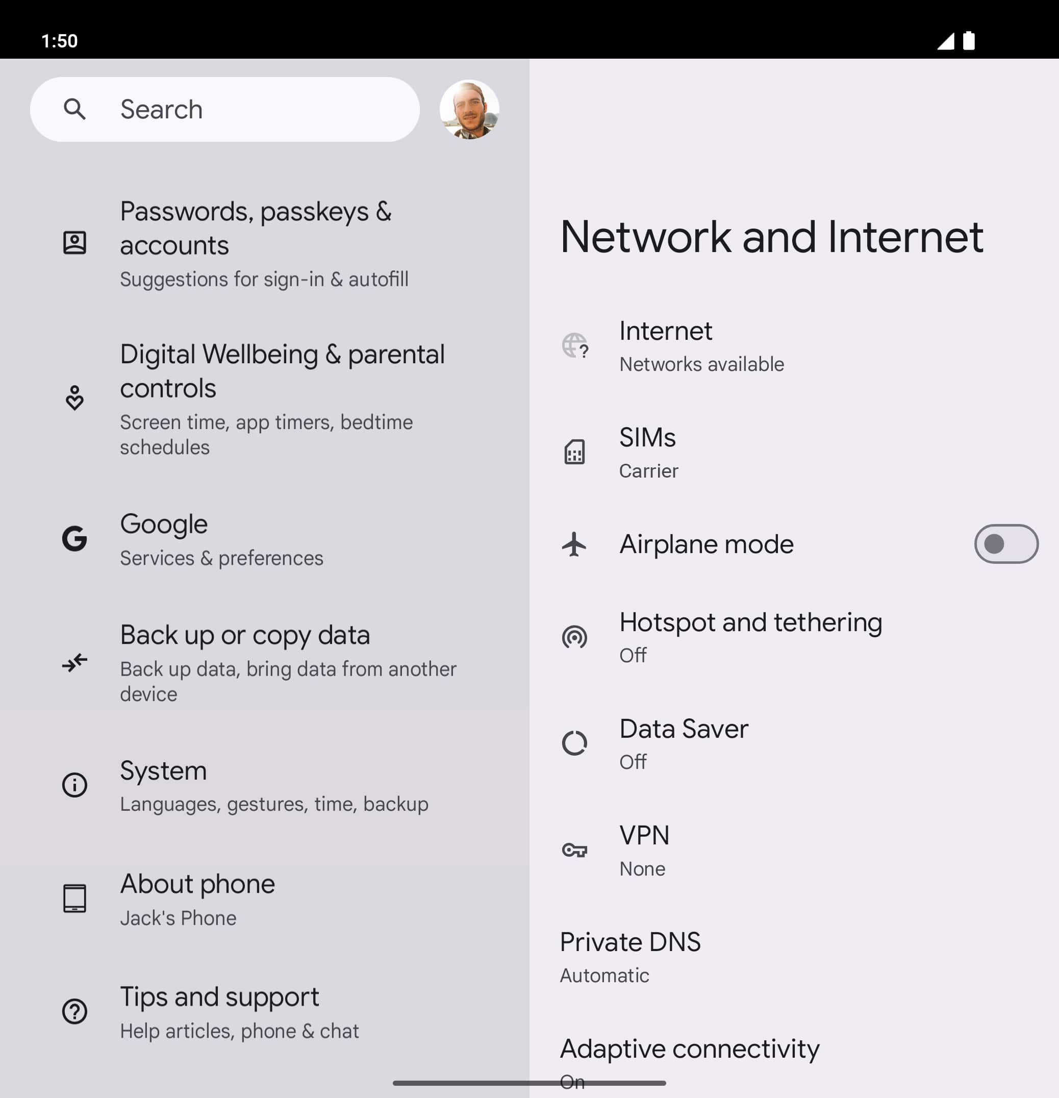 From the Settings app, scroll to and tap Apps.