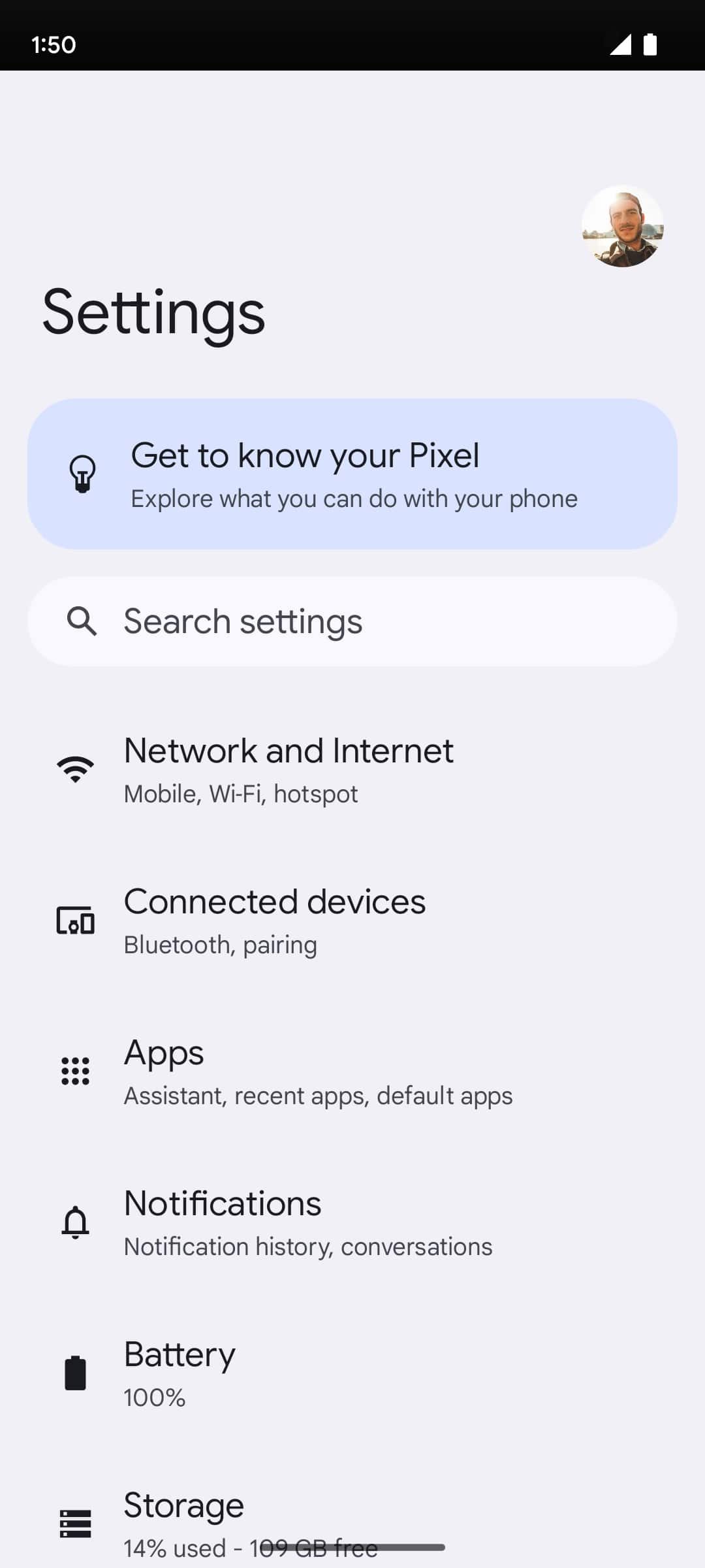 From the Settings app, scroll to and tap Apps.