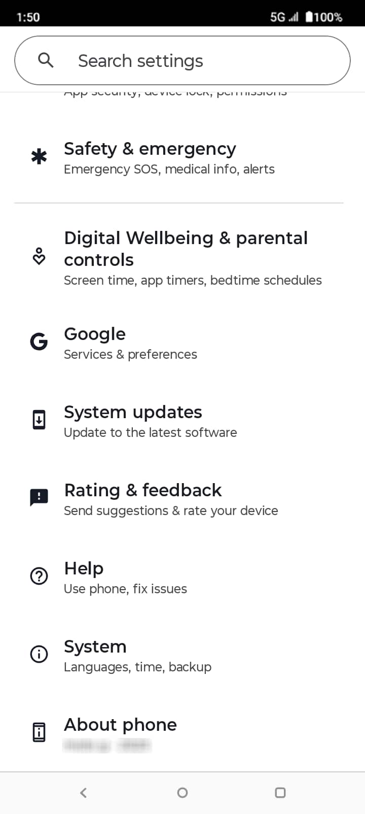 From the Settings app, scroll to and tap Apps.