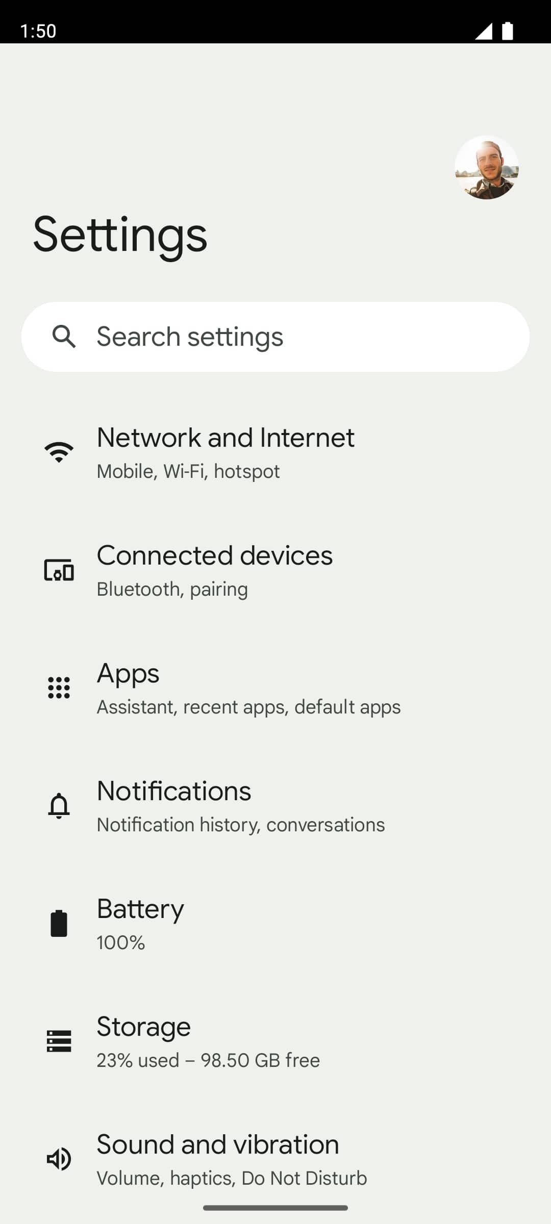 From the Settings app, scroll to and tap Apps.