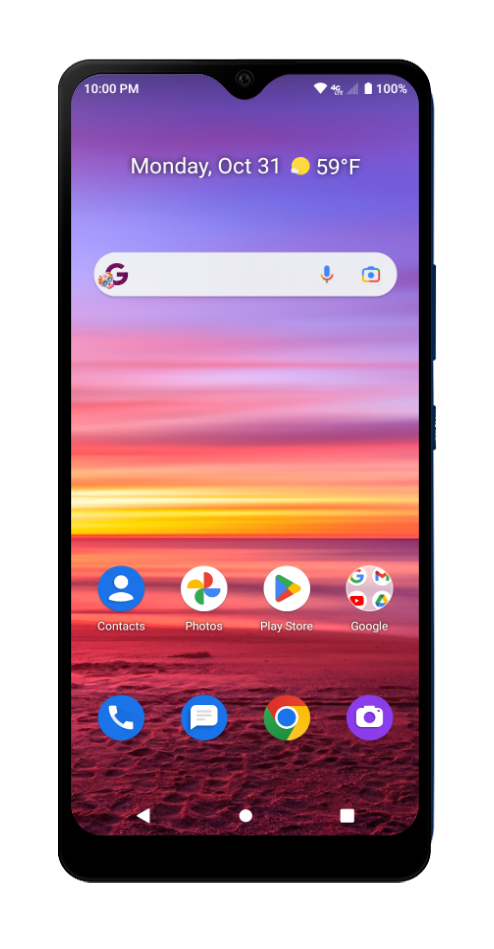 Getting to know the front of your device