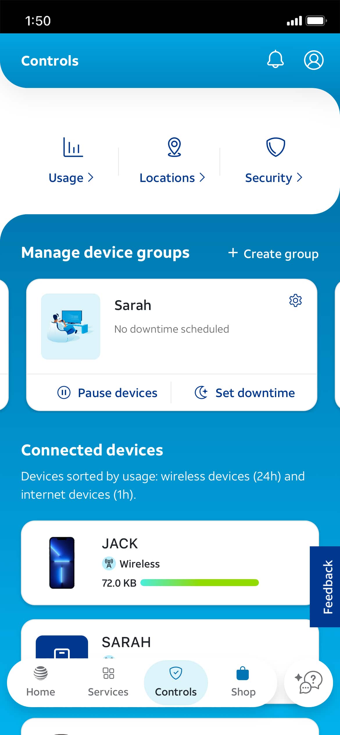 From the Settings app, scroll to and tap Apps.