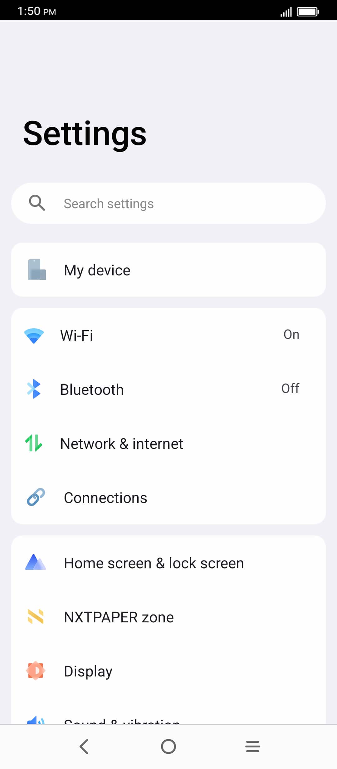 From the Settings app, scroll to and tap Apps.