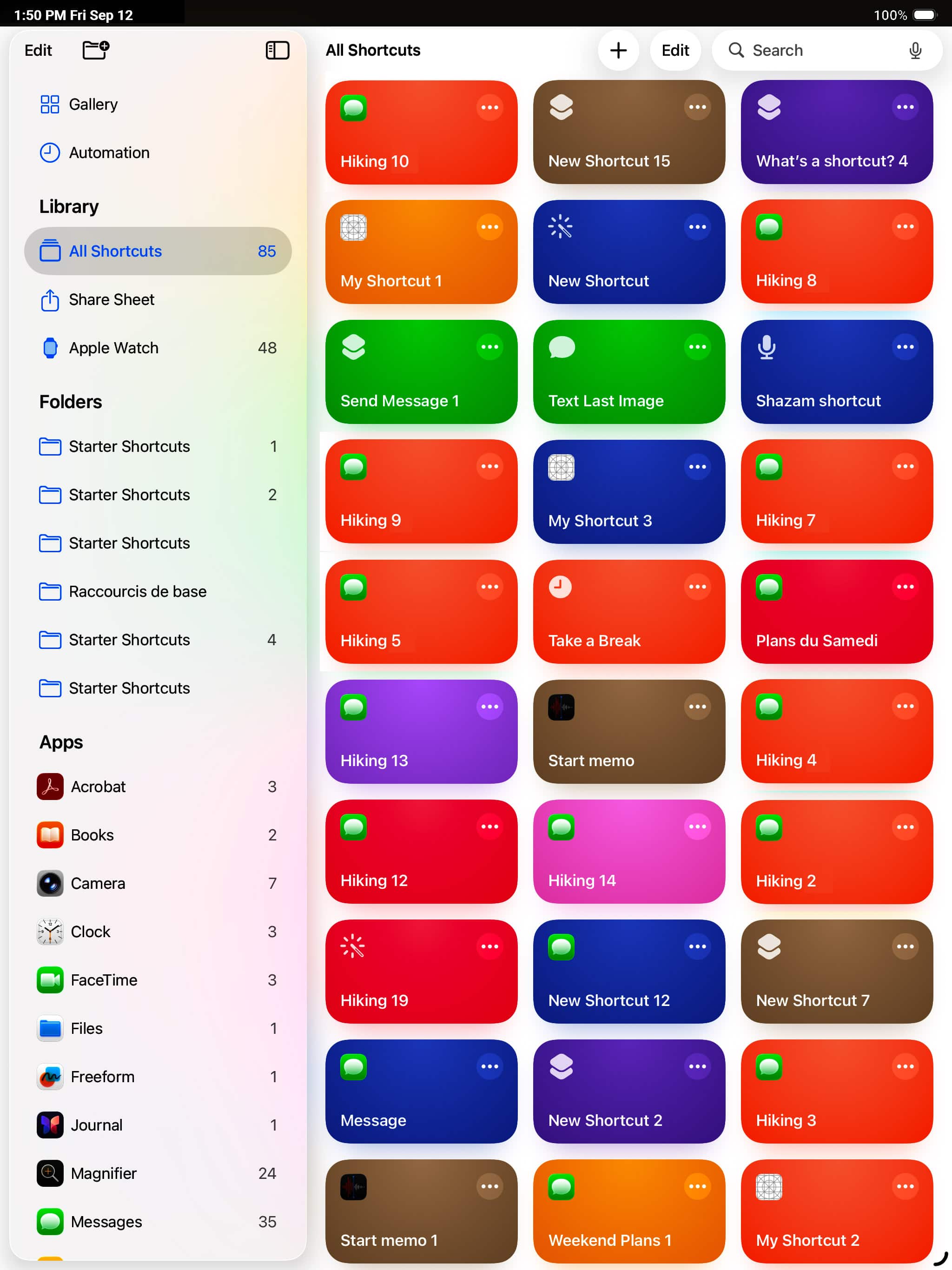 En la aplicación Settings, toca Apps.