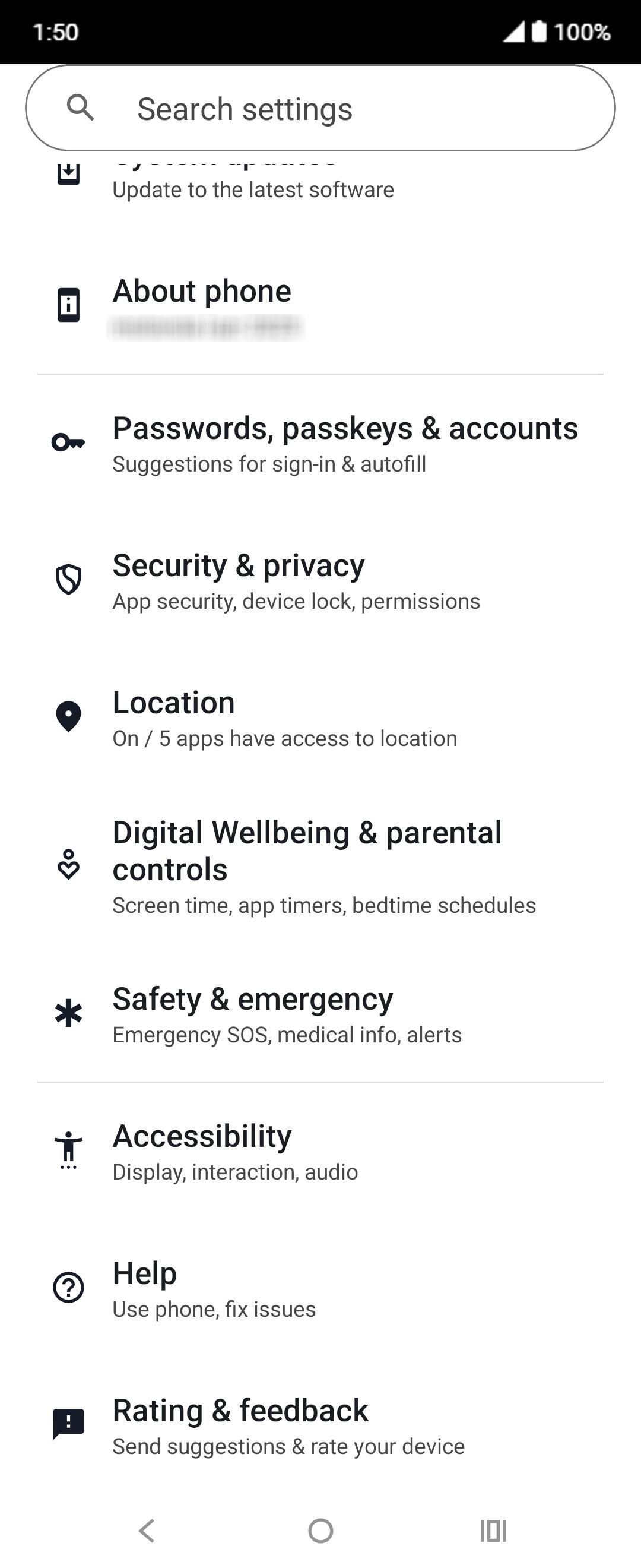 From the Settings app, scroll to and tap Apps.