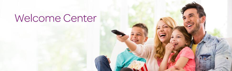 What can you do on the AT&T U-verse Rewards Center?