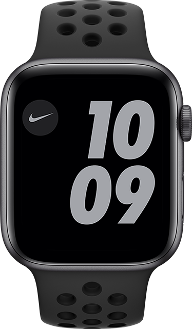 Cambios de suave Armstrong Apple Watch Nike Series 6 - 44 mm 32 GB en Gris espacial - Aluminio negro  antracita - $200 de descuento - AT&T