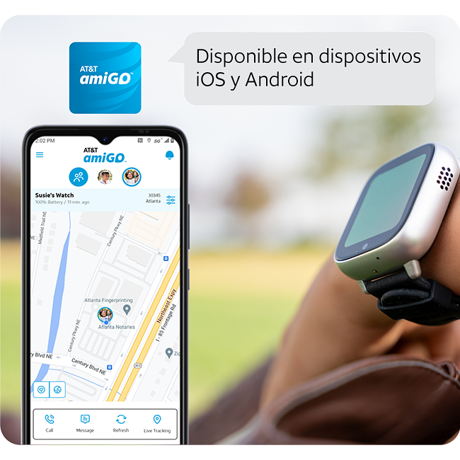 Funcionalidad clave 1 del amiGO Jr. Watch 2