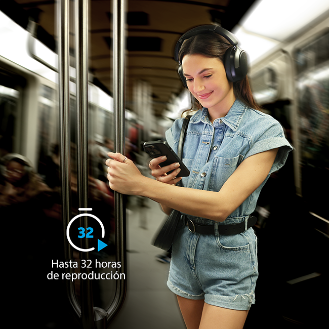 Audífonos inalámbricos AT&T Essentials para usar sobre las orejas