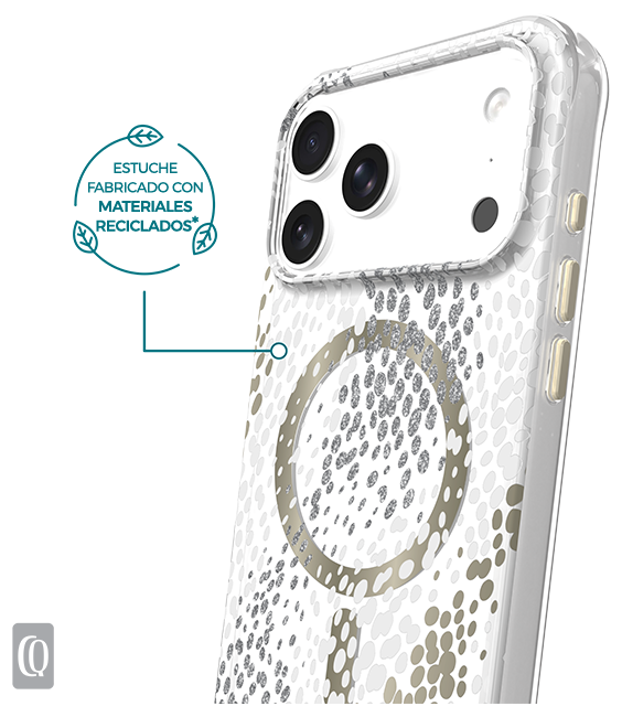 Estuche Carson & Quinn Cosmic Crystals con MagSafe para el iPhone 17 Pro Max, multicolor (consulta de producto 3)