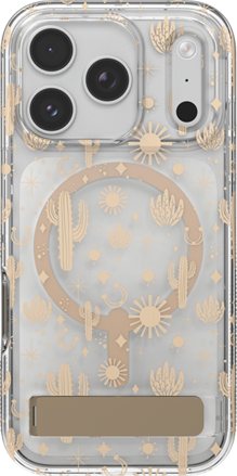 Estuche ZAGG Milan Cactus Mirage Snap MagSafe con soporte para iPhone 17 Pro