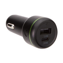 Cargador de coche tipo bala de entrega de energía de 32W de AT&T (USB-C + USB-A)