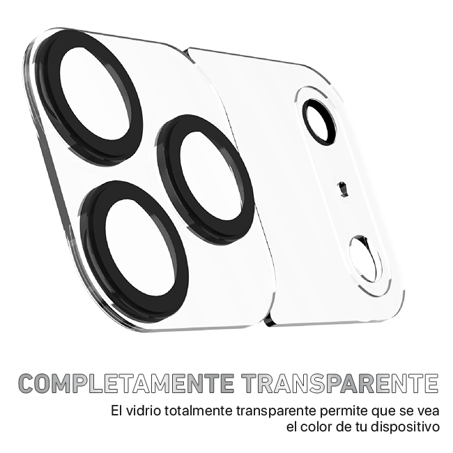 Protector modular DuraGlass para lente de cámara de 3 piezas - iPhone 18 Pro Max