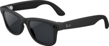 Ray-Ban Meta Wayfarer (2.ª generación) - Lentes de transición en negro mate