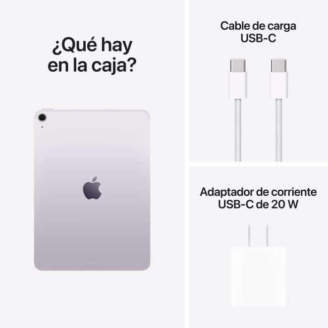 Apple iPad Air de 11 pulgadas (M4) 2026 - Morado (consulta de producto 10)