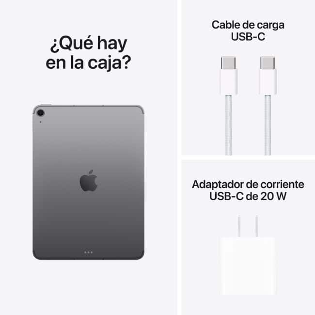 Apple iPad Air de 11 pulgadas (M4) 2026 - Gris espacial (consulta de producto 10)