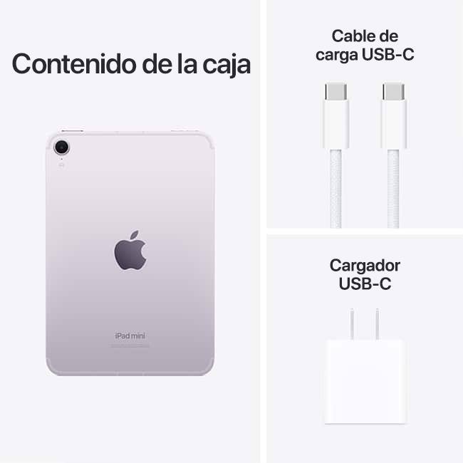 Apple iPad mini (2024), morado (consulta de producto 5)