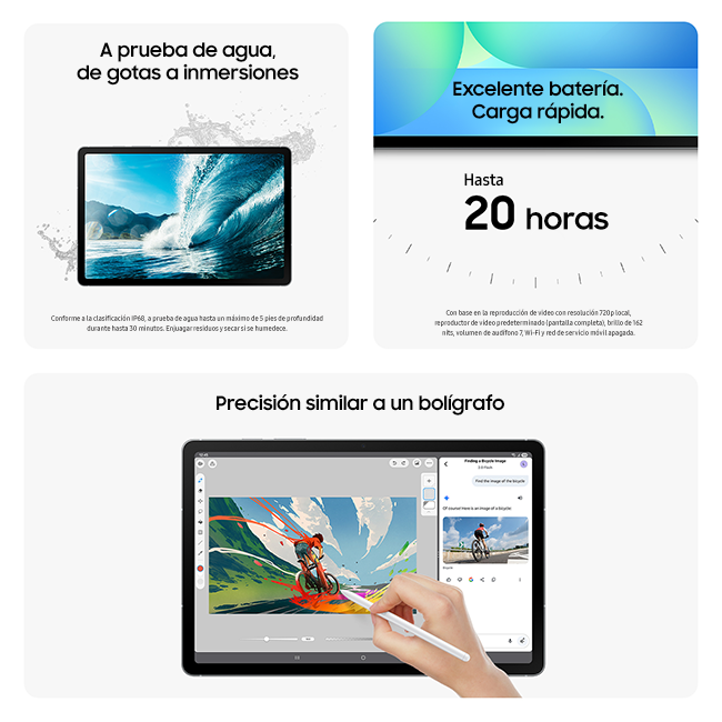 Samsung Galaxy Tab S10 FE 5G, gris (consulta de producto 5)