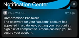 Centro de notificaciones