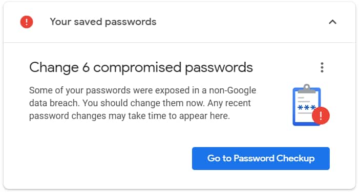 Tus contraseñas guardadas