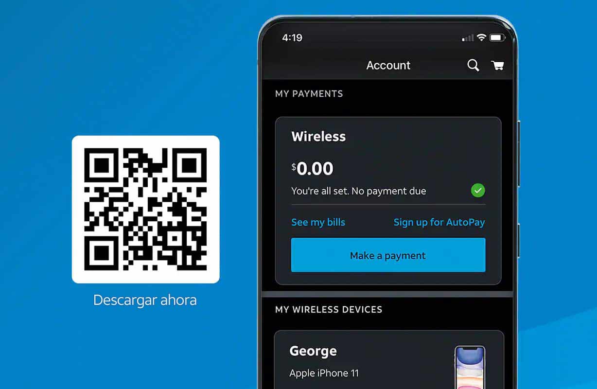 teléfono mostrando un pago