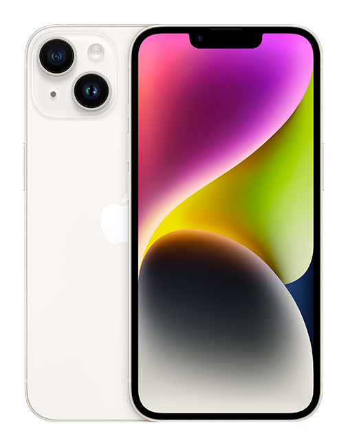 Apple iPhone 14, blanco estelar en AT&T