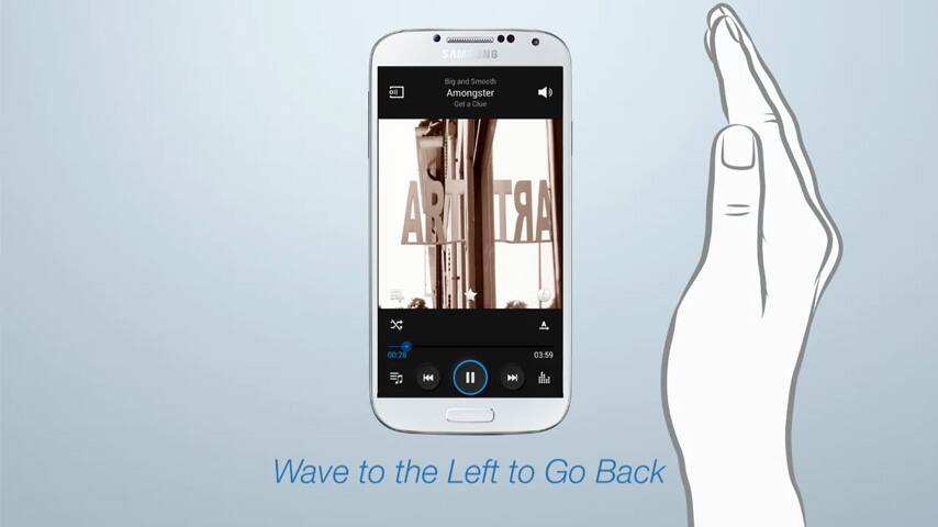 Samsung Galaxy S® 4 - Usar Air Smart Gestures