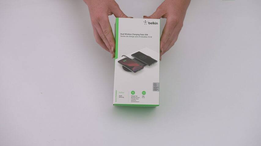 Almohadilla de carga inalámbrica doble Belkin de 10 vatios