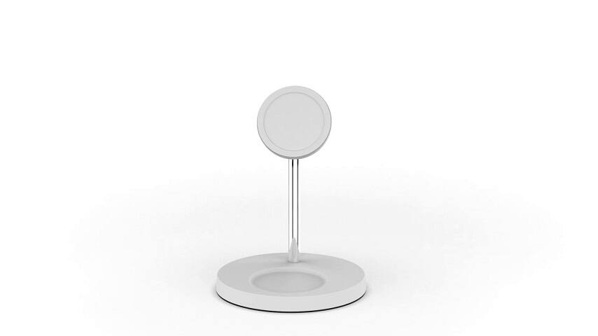 Cargador inalámbrico magnético 2 en 1 Belkin con MagSafe