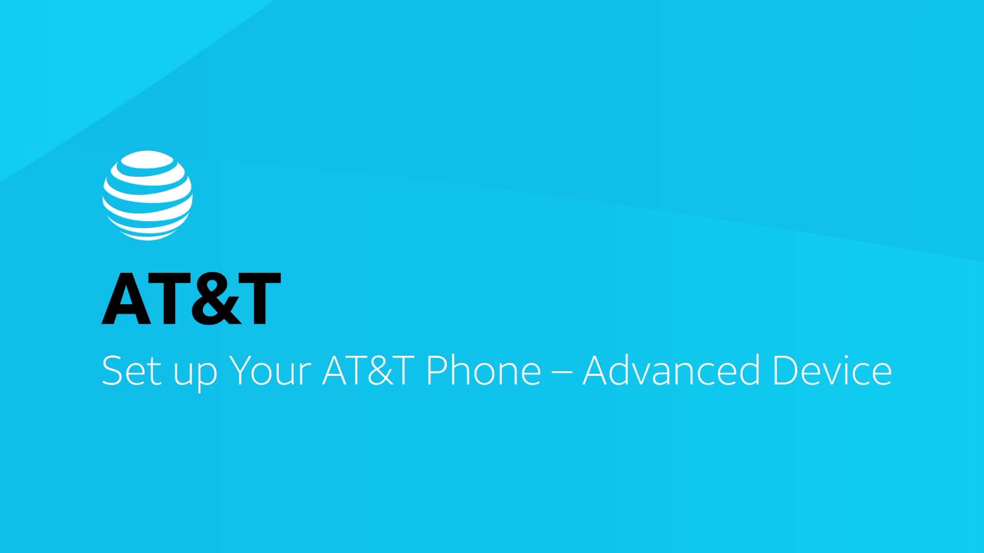 Configuración de AT&T Phone - Avanzado
