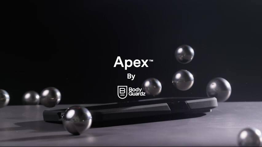 Protector para pantalla de vidrio BodyGuardz APEX para iPhone 14/14 Pro/13/13 Pro