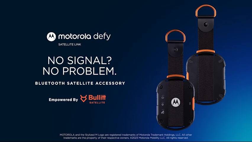 Motorola Defy Satellite Link