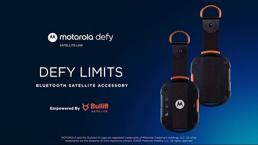 Motorola Defy Satellite Link
