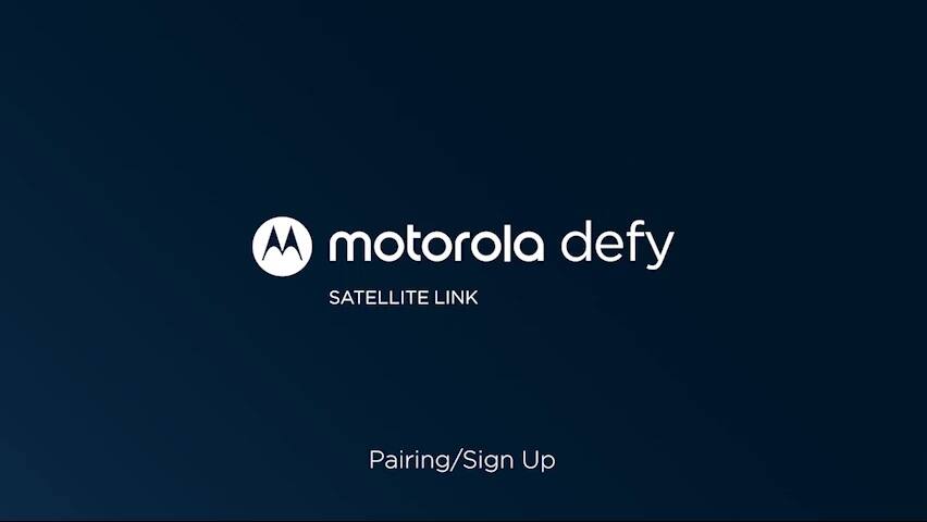 Motorola Defy Satellite Link