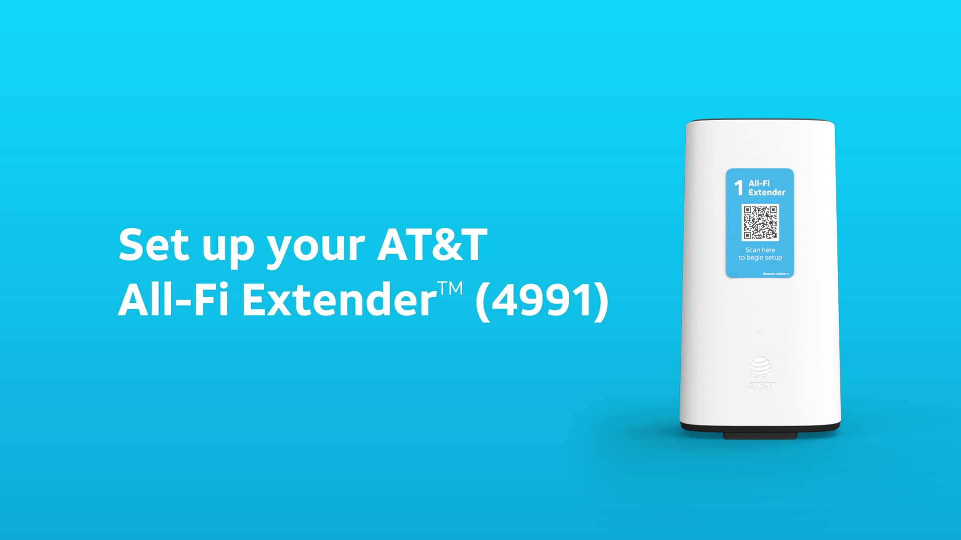 Cómo configurar tu extensor AT&T All-Fi (4991)
