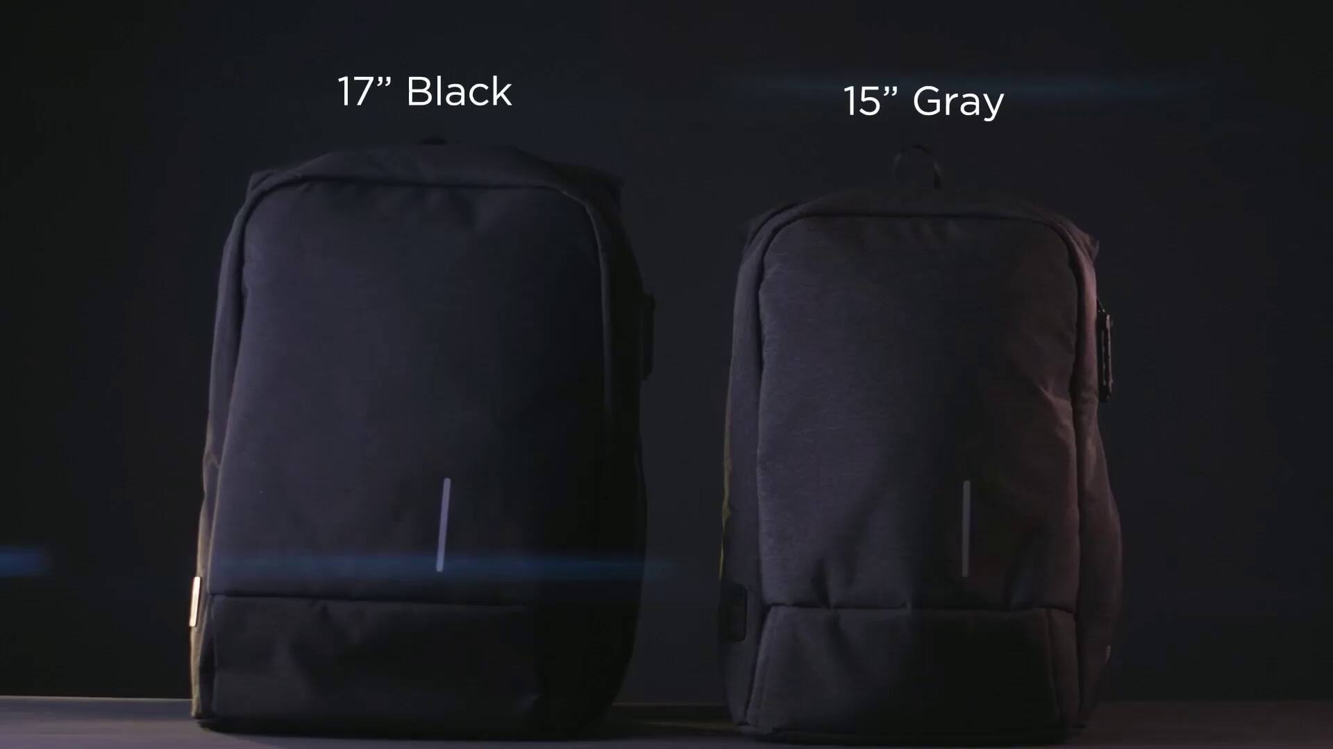 Mochila para laptop AT&T Essentials de 15 pulgadas con candado TSA y cable de carga