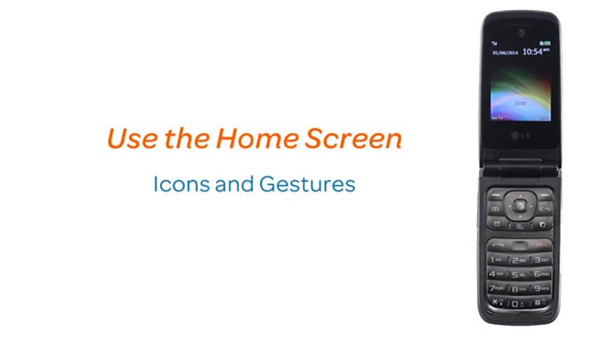 Uso de la pantalla de inicio