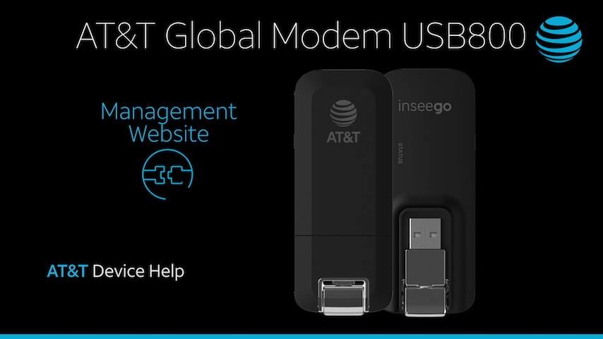 Ayuda global para módems de AT&T - Sitio web de administración
