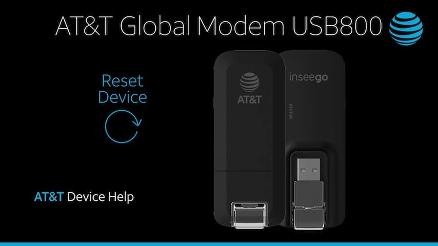 Ayuda con el AT&T Global Modem - Reinicia el dispositivo 